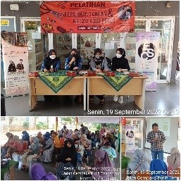 Kegiatan Pelatihan Kerajinan Tangan dan Kreasi Kain Perca di RPTRA Kampung Benda