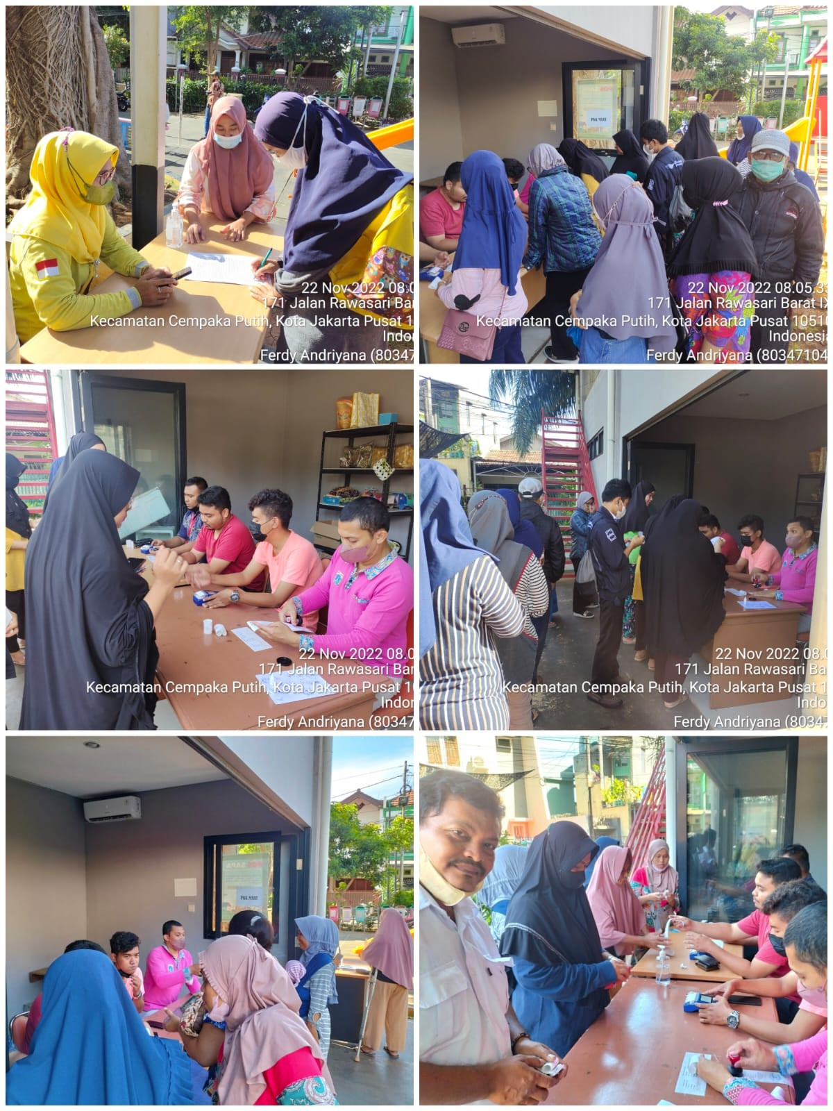 Kegiatan Pangan Bersubsidi Hari Pertama  Swipe up Kartu DiRPTRA Beringin