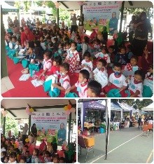 Pengelola menghadiri kegiatan lomba mewarnai dan bazar Jakpreneur  Sudin PPAPP , Road To RPTRA Jakarta Pusat , bersama TP PKK Kota Administrasi Jakarta Pusat  dan Prokids.