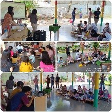 Kegiatan program pembelajaran bahasa Inggris untuk pemula 6 - 12 tahun  dan tingkat menengah  13 - 18 tahun