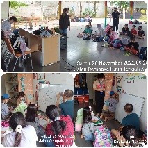 Kegiatan program pembelajaran bahasa Inggris untuk pemula 6 - 12 tahun  dan tingkat menengah  13 - 18 tahun