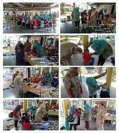 Kegiatan posyandu balita Kemuning RW 08