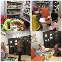 Giat maghrib mengaji & sholat maghrib berjama’ah bersama adik-adik di RPTRA Beringin