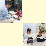 Giat maghrib mengaji di perpustakaan Rptra Beringin