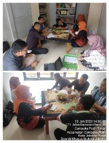 Kegiatan Rapat Koordinasi Pokja 1 di RPTRA Beringin