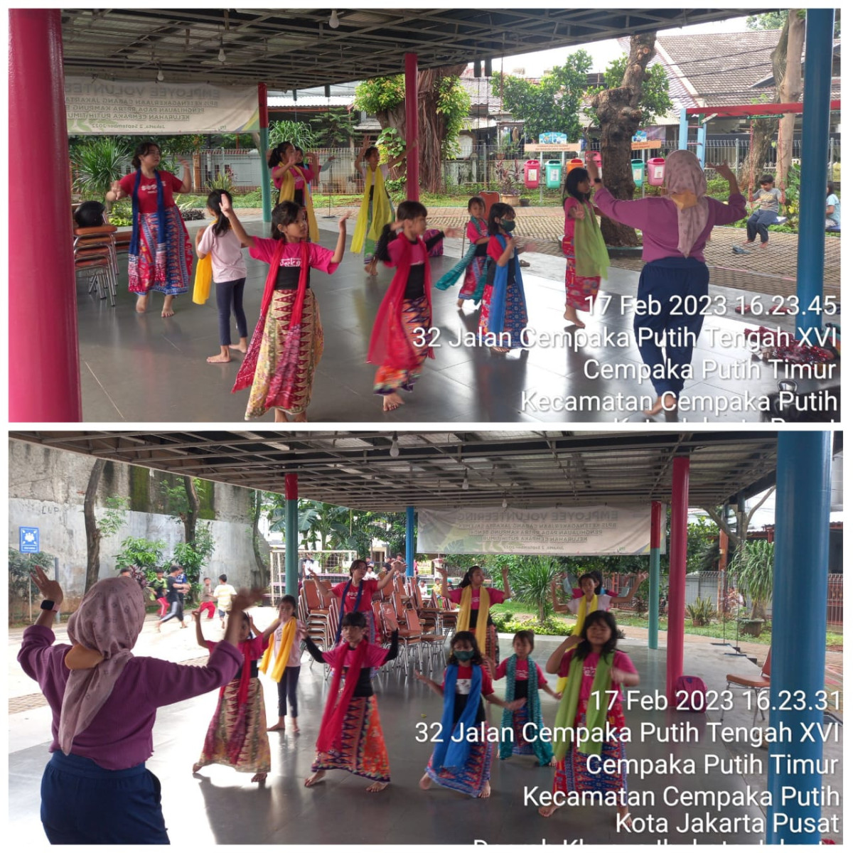 Kegiatan menari anak-anak