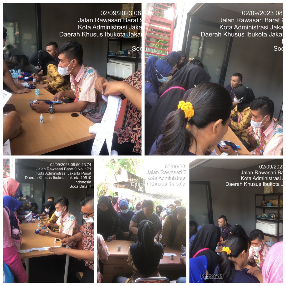 Penggesekan/swipe kartu untuk pangan bersubsidi