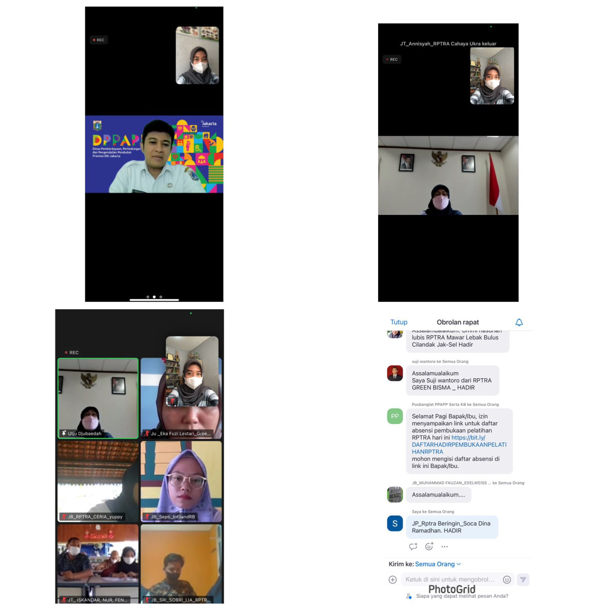 Pelatihan pengelolaan Rptra