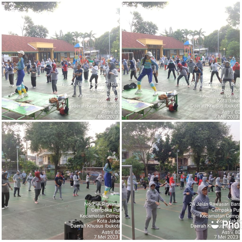 senam warga Rw 01