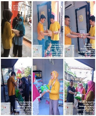 Kegiatan Pendistribusian Pangan Bersubsidi di Rptra Beringin