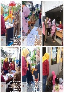 Kegiatan Posyandu Cempaka 3 RW.004  di RPTRA Beringin