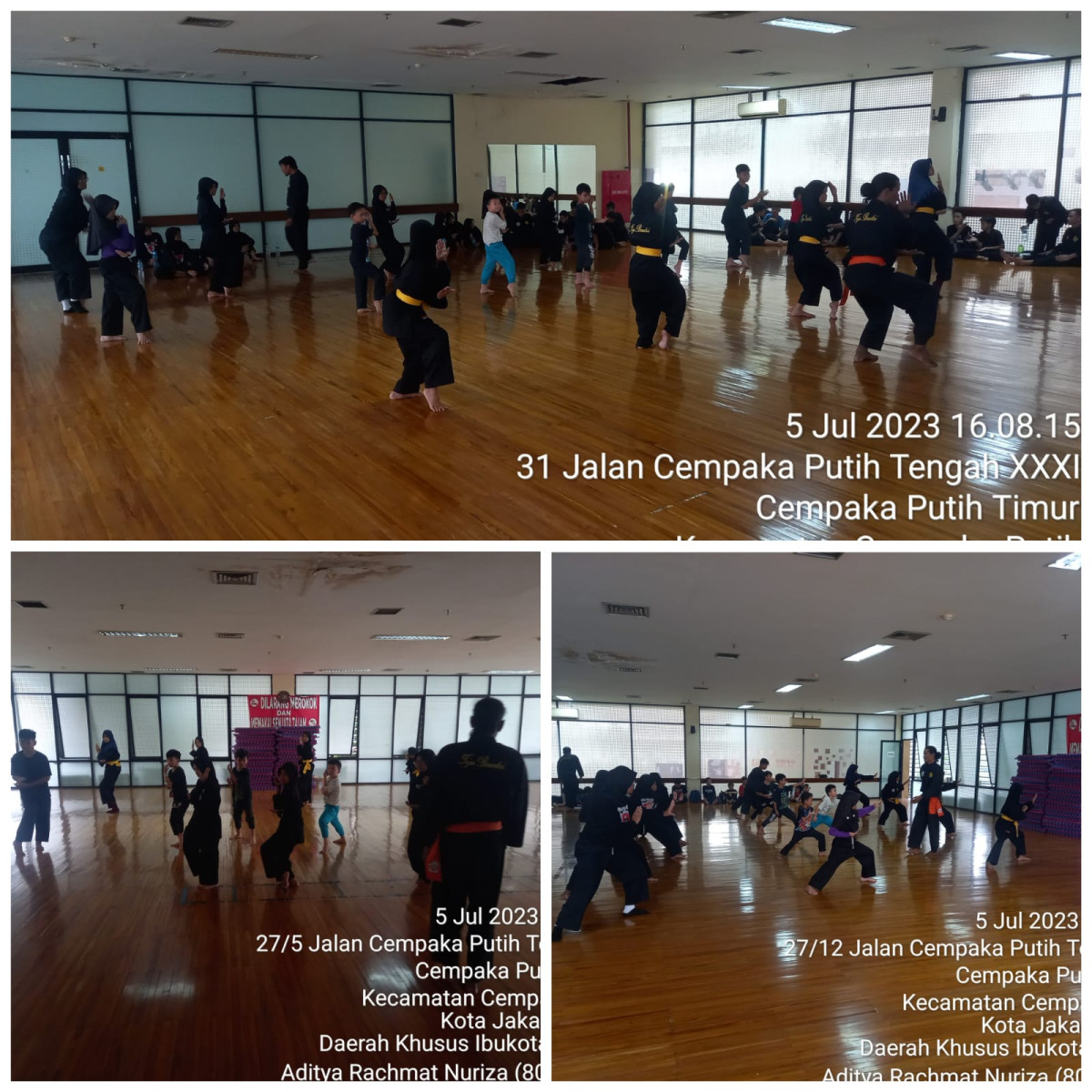 Kegiatan Silat di RPTRA Kp.Benda dari Sudin Kebudayaan