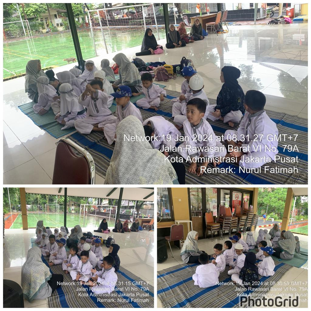 Kegiatan Belajar dan bermain TK Nurul Sakinah