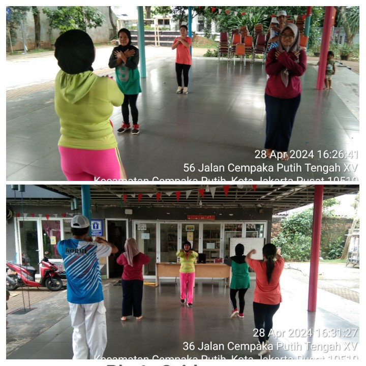 Memfasilitasi Senam Sehat