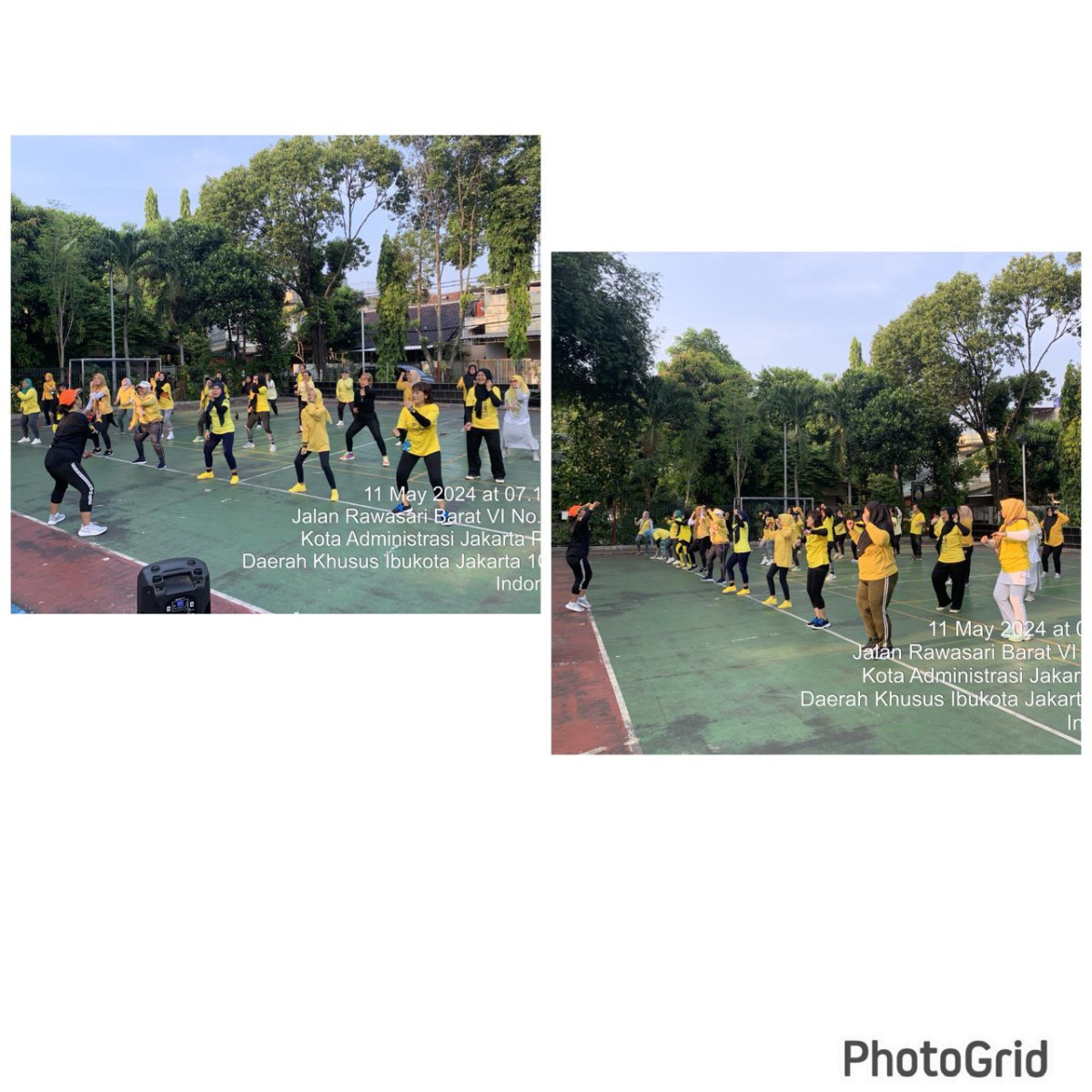 Kegiatan Senam  Zumba Warga sekitar