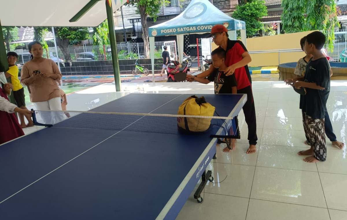 Kegiatan Tenis Meja dari Sudin Pora