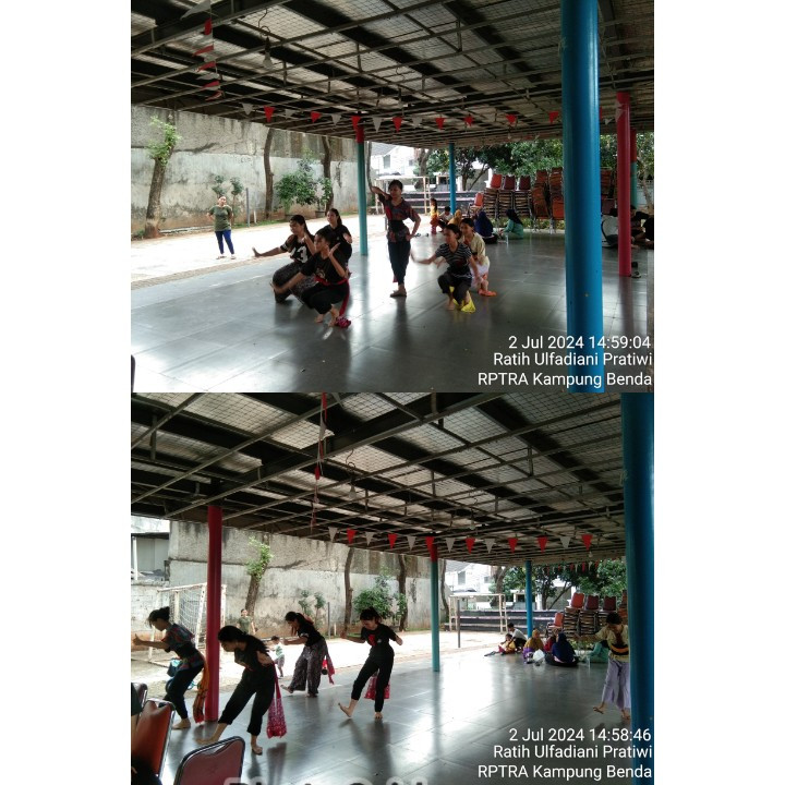 Memfasilitasi Kegiatan Menari DIRPTRA Kampung Benda