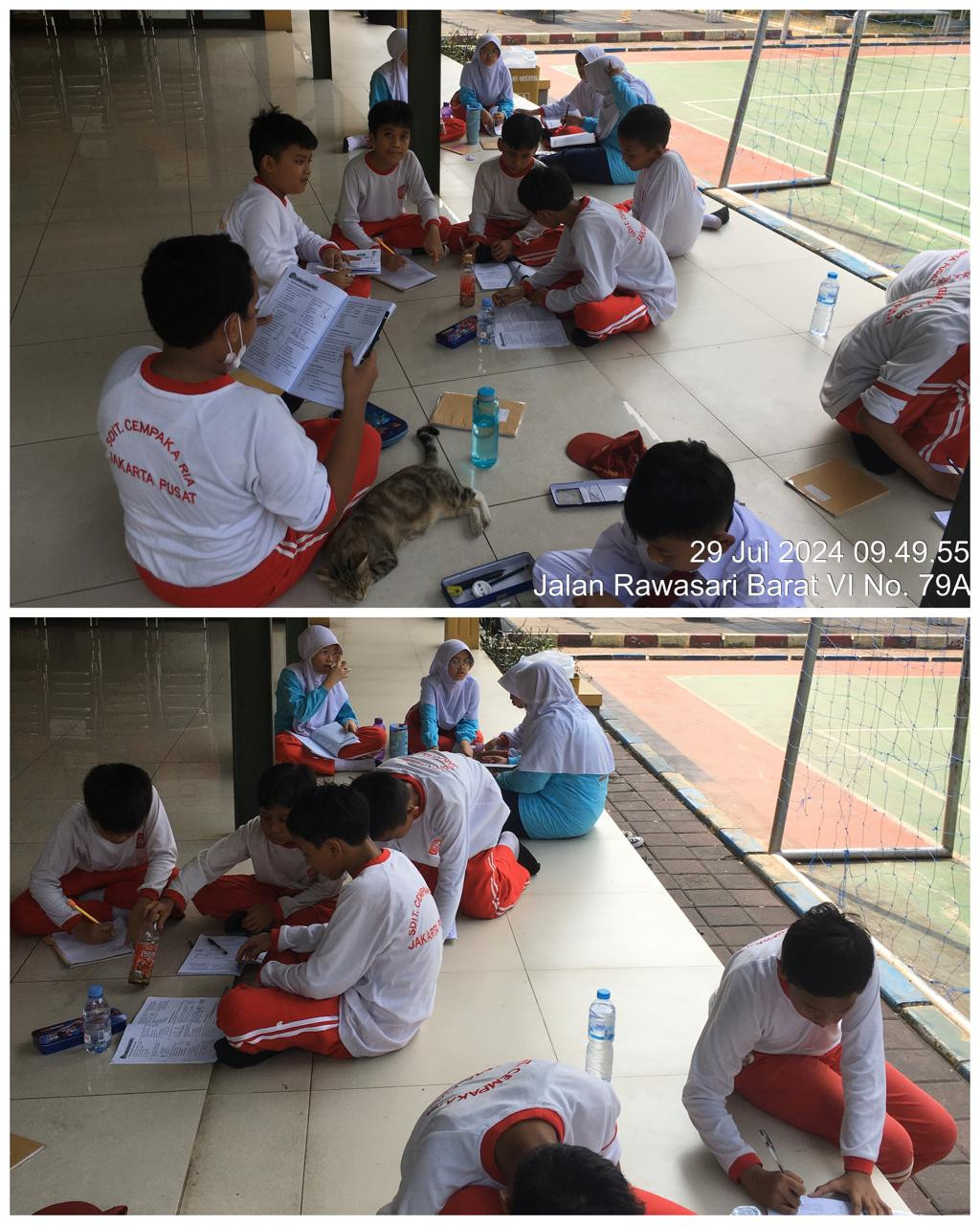 Kegiatan Belajar Kelompok SD Cempaka Ria