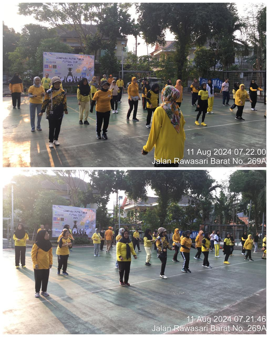 Kegiatan Senam Guyub RPTRA Matahari