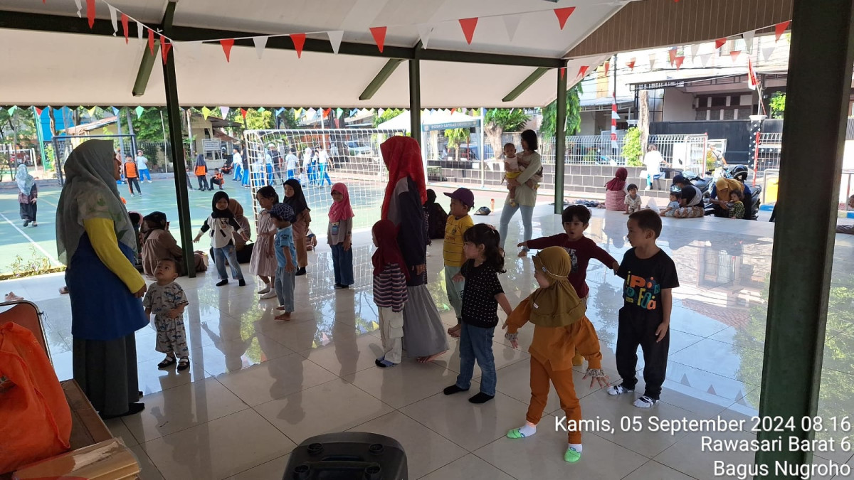 Kegiatan Belajar dan bermain Paud Tunas Bangsa