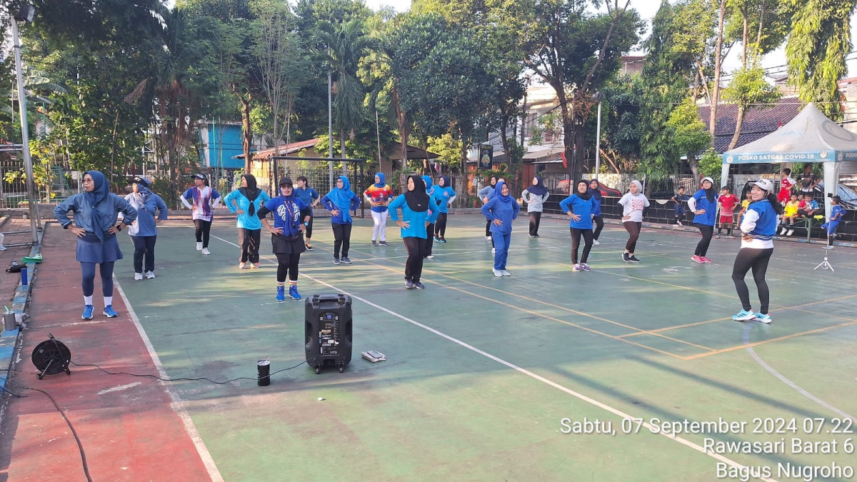 Kegiatan Senam  Zumba Warga sekitar