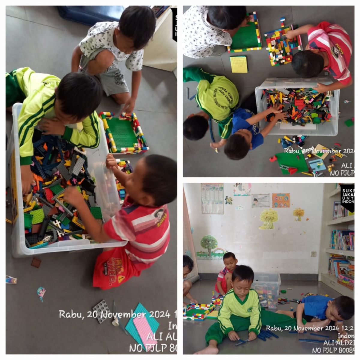 Memfasilitasi Kegiatan Anak-anak Bermain Lego