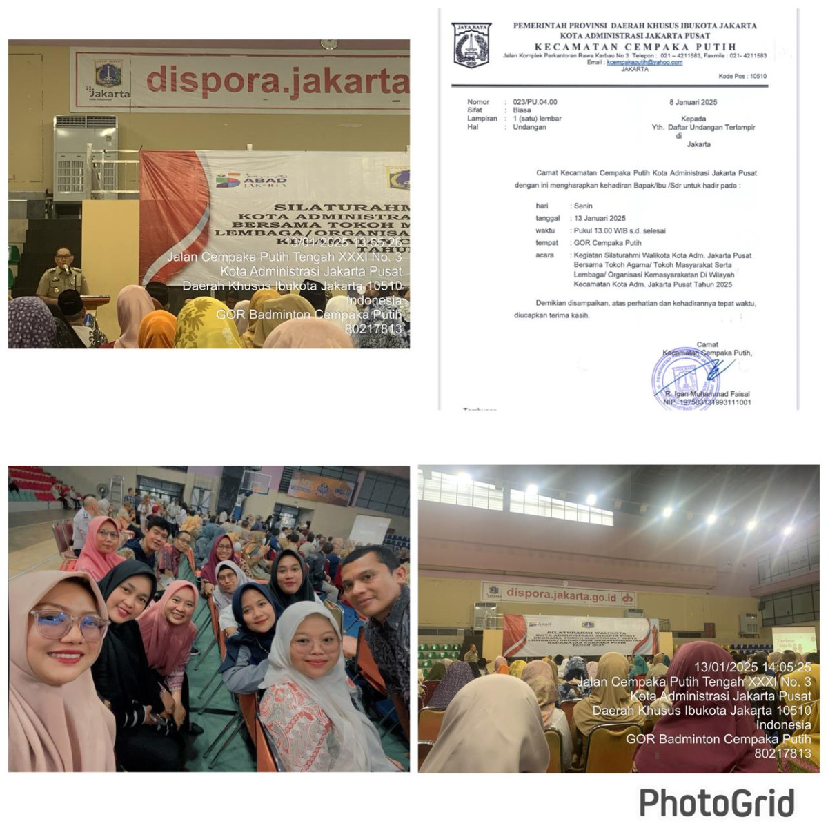 Kegiatan pengelola mengikuti acara Silaturahmi Walikota