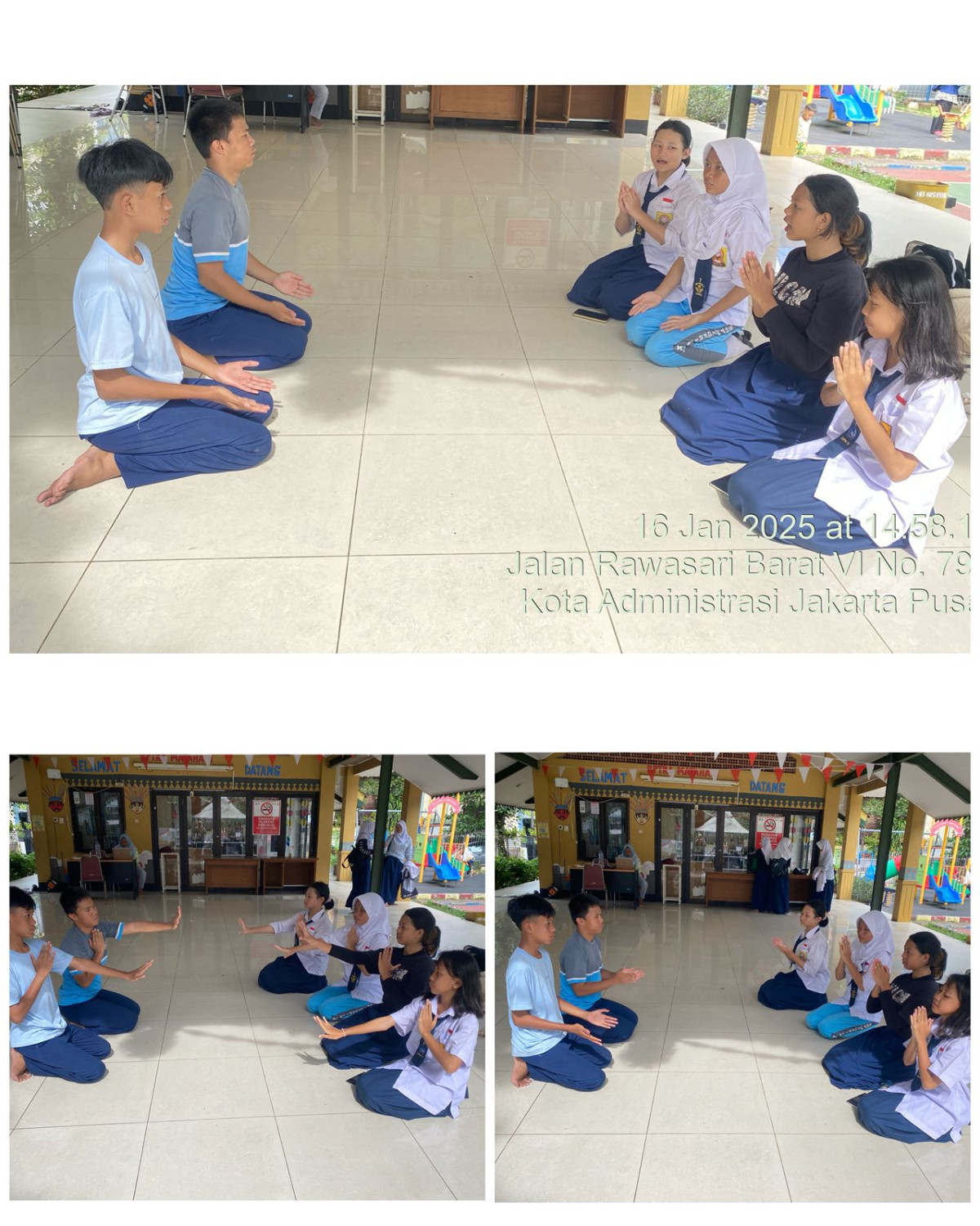 kegiatan latihan menari anak-anak