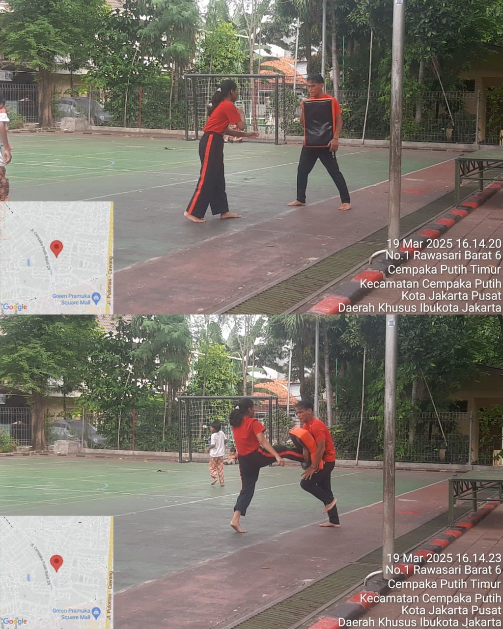 kegiatan latihan silat