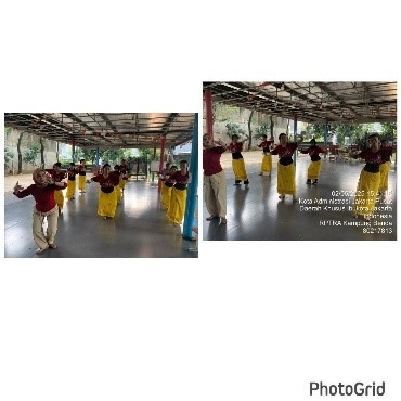 Kegiatan latihan Tari