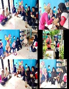 Sosialisasi Pembuatan Eco Enzime  bersama warga sekitar diPerpustakaan RPTRA Beringin