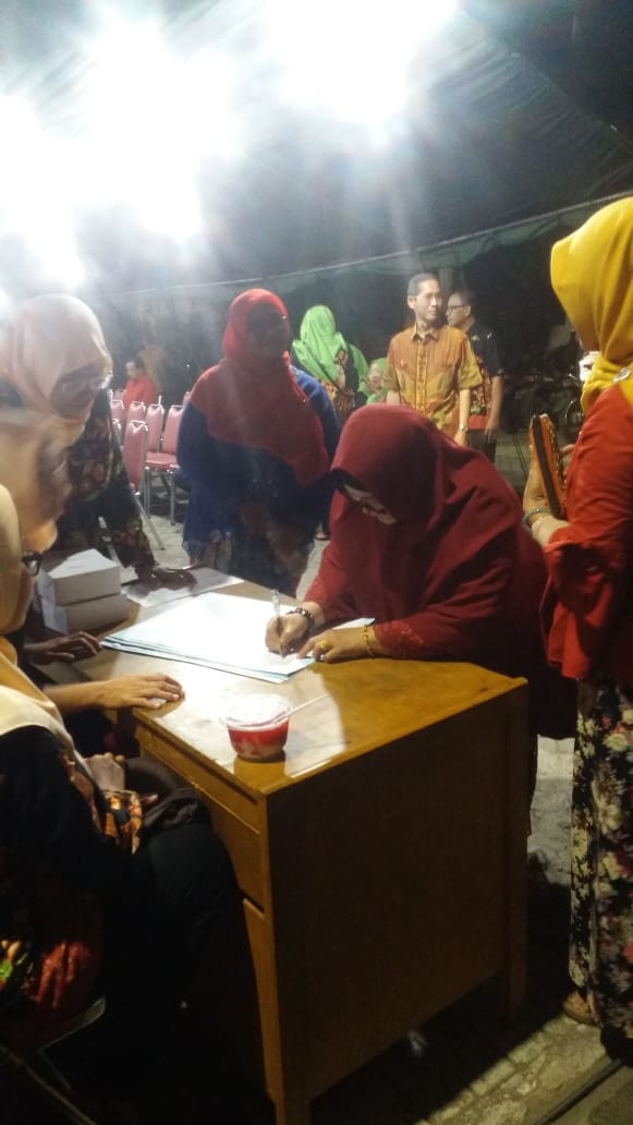 Masyarakat yang hadir di acara HUT RI ke-74