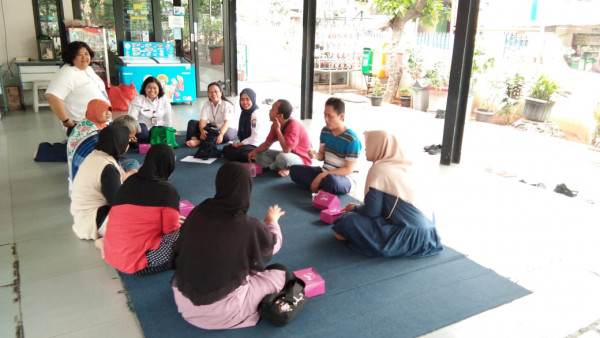 Kegiatan ODGJ Oleh Puskesmas Kecamatan Matraman di RPTRA UTAKASE