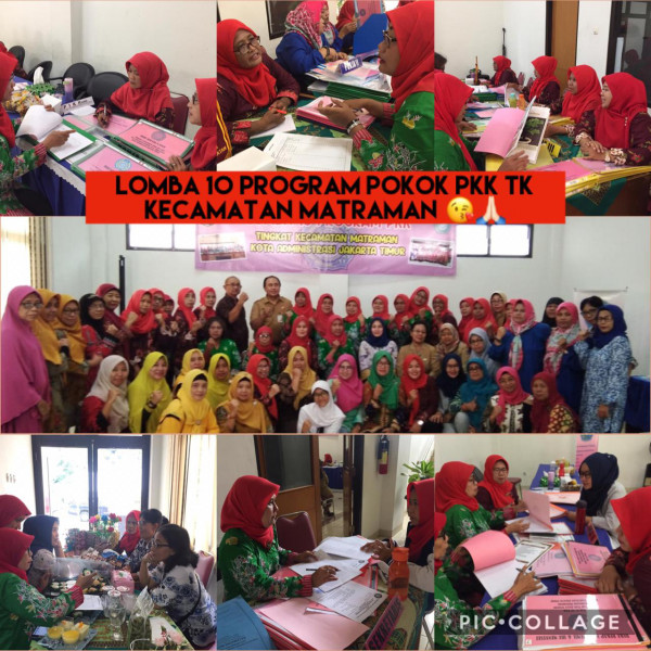 Lomba 10 Program Pokok PKK Tingkat Kecamatan Matraman