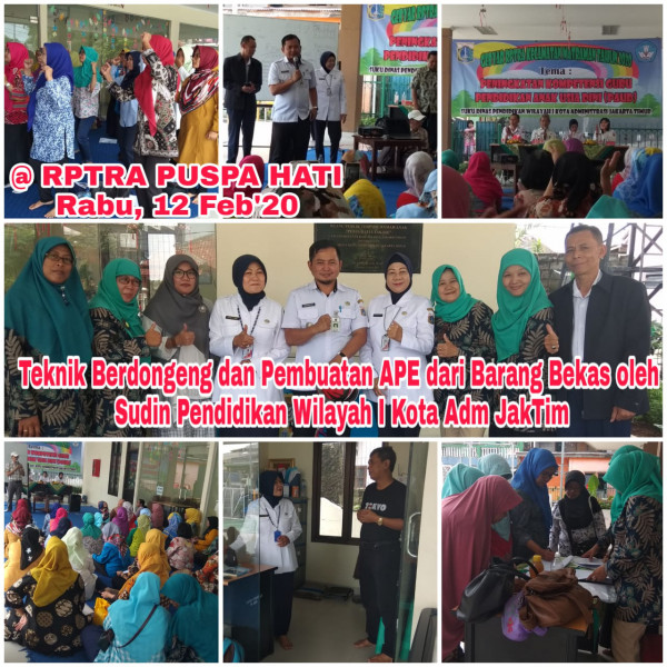 Kegiatan Teknik Berdongeng dan Pembuatan APE dari Barang Bekas