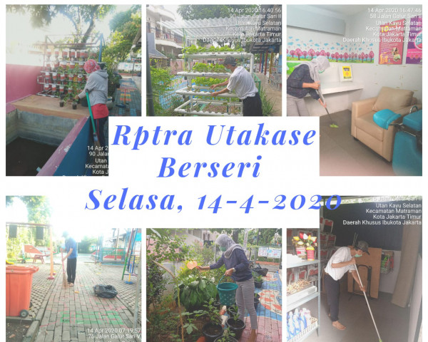 Kegiatan Piket Dan Monitoring Pengelola RPTRA Utakase Berseri