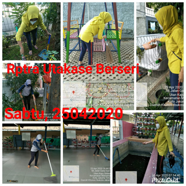 Kegiatan Piket Dan Monitoring Pengelola RPTRA Utakase Berseri