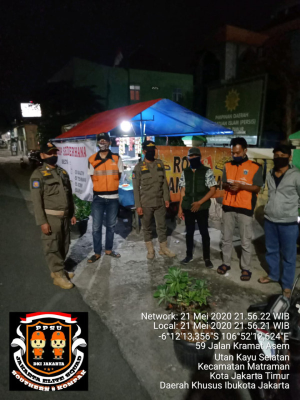 MONITORING WARTEG TTG PSBB JALAN KRAMAT ASEM