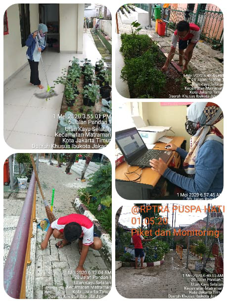 PIKET DAN MONITORING PENGELOLA RPTRA PUSPA HATI