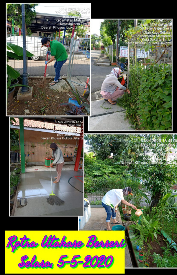 PIKET DAN MONITORING PENGELOLA RPTRA UTAKASE BERSERI