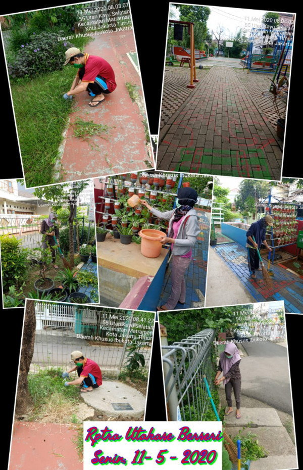 PIKET DAN MONITORING PENGELOLA RPTRA UTAKASE BERSERI