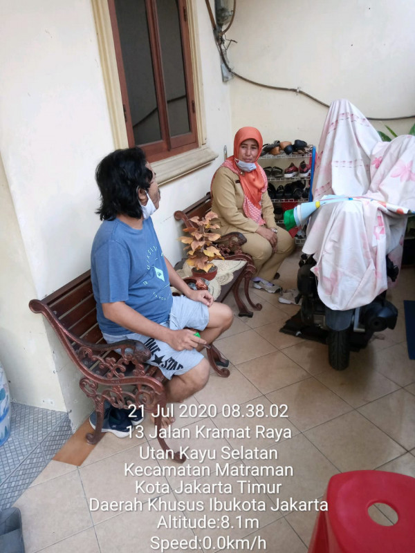 Monitoring Persiapan kampung sehat, gang hijay dan ikan nila