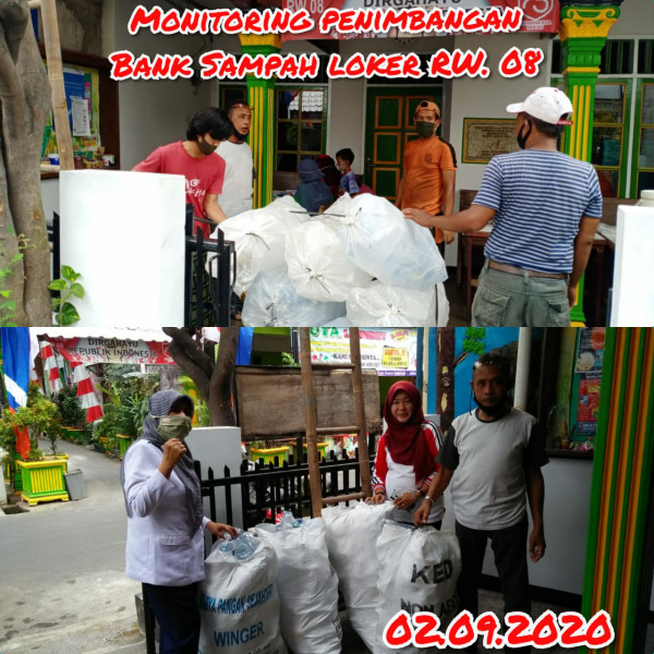 Monitoring Penimbangan Bank Sampah RW 08