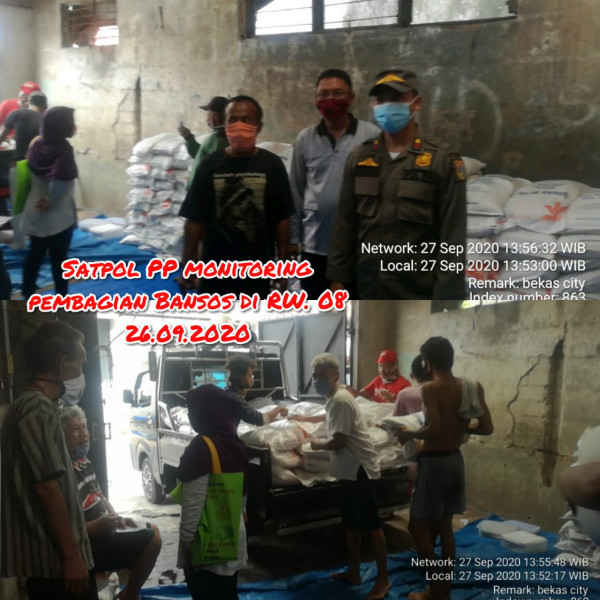 Monitoring Bantuan Sosial (Bansos) RW 08