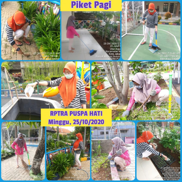 RPTRA PUSPA HATI - PIKET PAGI