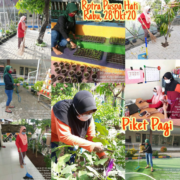 RPTRA PUSPA HATI - PIKET PAGI