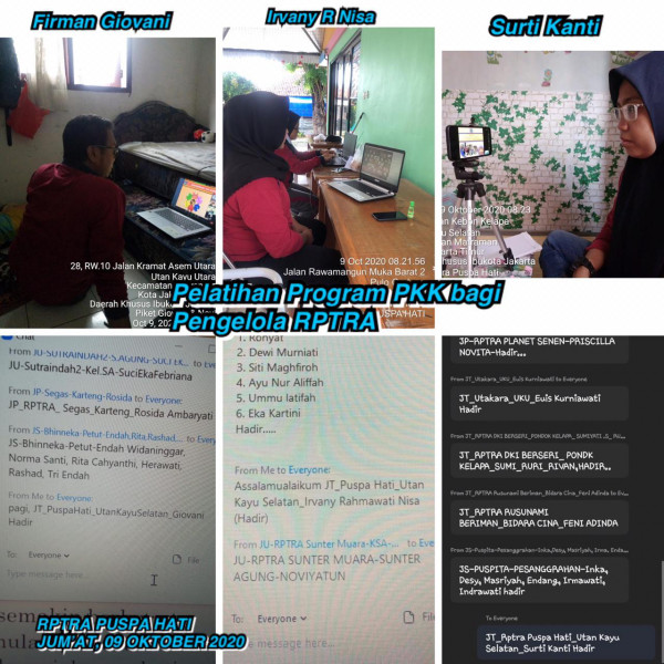 Pembekalan Program PKK bagi Pengelola RPTRA