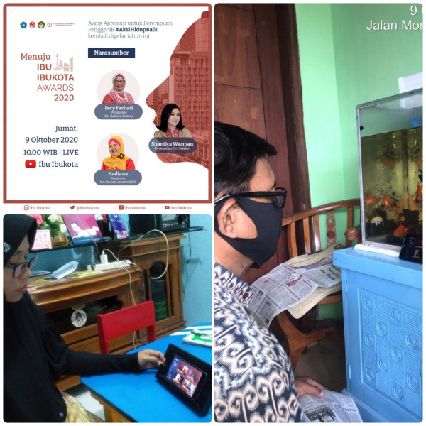 Mengikuti Webminar Ibu Ibukota