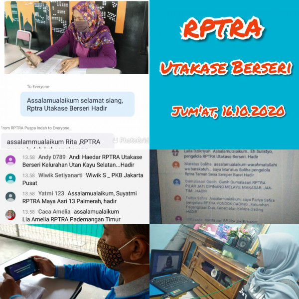 Sosialisasi Pengelola RPTRA pada Masa PSBB Transisi