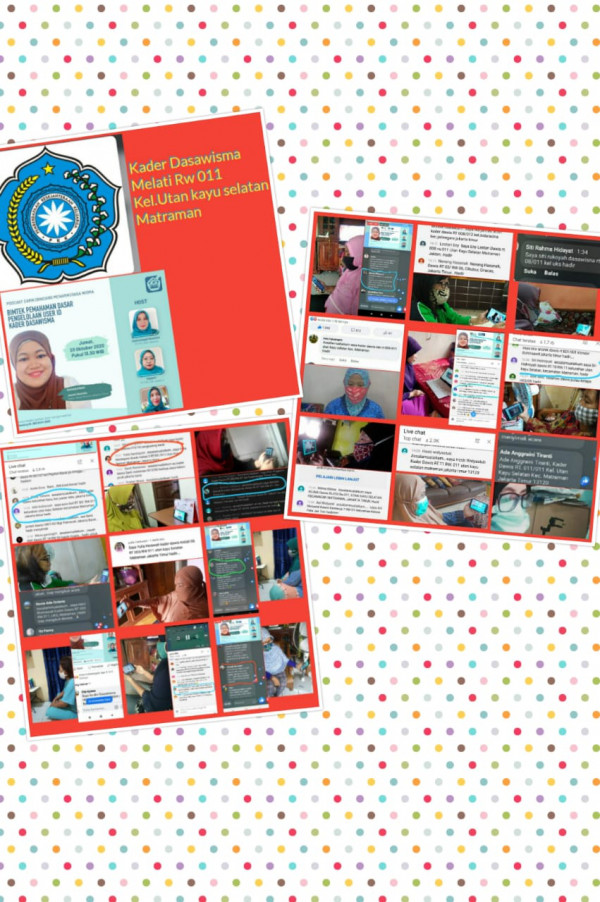 Bimtek Pemahaman Dasar Pengelolaan User ID Kader Dasawisma RW 11 Kelurahan Utan Kayu Selatan